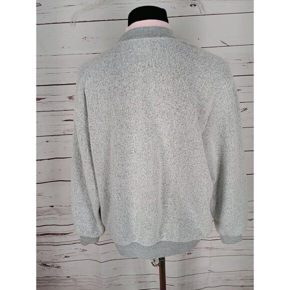 Vintage Bon Worth Gray Cat Embroidered Sweatshirt Women’s Size Medium‎ Petite - Picture 3 of 8